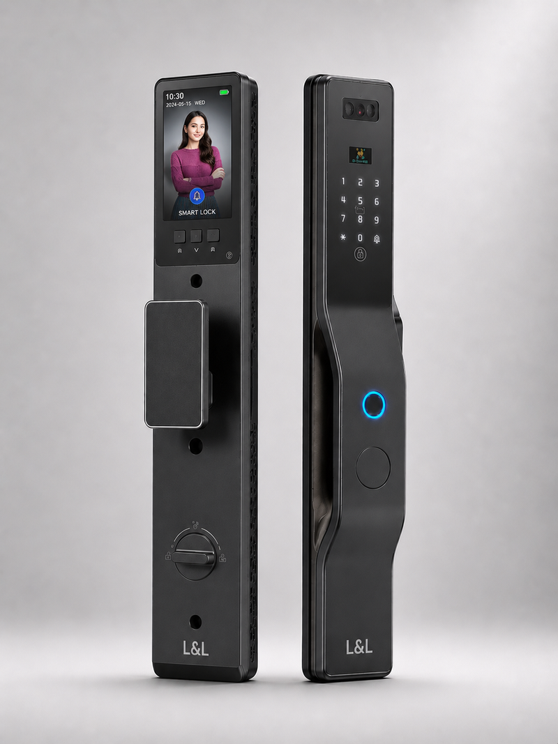 LAVORA VERTA LITE Smart Lock | Face Recognition, Palm Vein & Video Calling