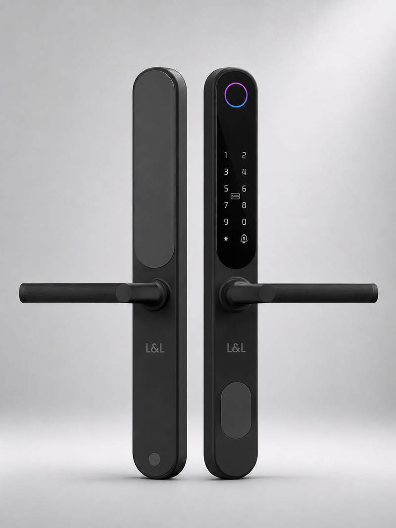 LAVORA EDGE Smart Lock | Fingerprint & App Control for Aluminium Doors