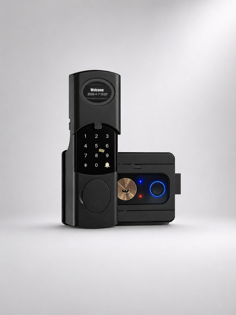 LAVORA INFINI PRO Smart Lock | Advanced App-Controlled Smart Security, Dual Rim Fingerprint