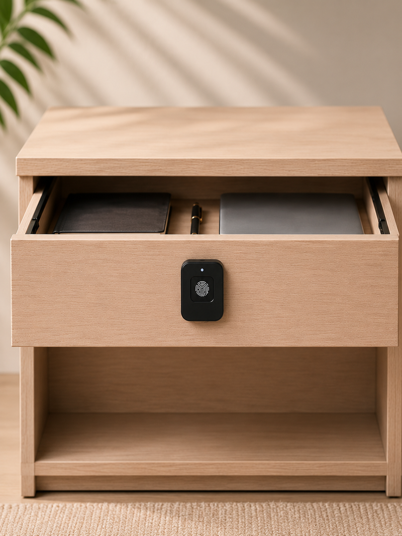LAVORA VAULT V1 Smart Furniture Lock | Fingerprint & Bluetooth Access