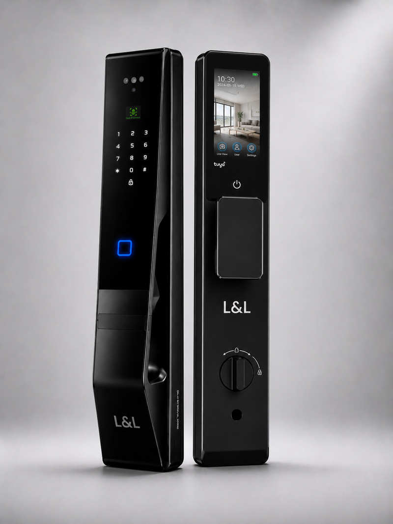 LAVORA PRISM PRO Smart Lock | AI Face Recognition, Palm Vein &amp; Video Calling