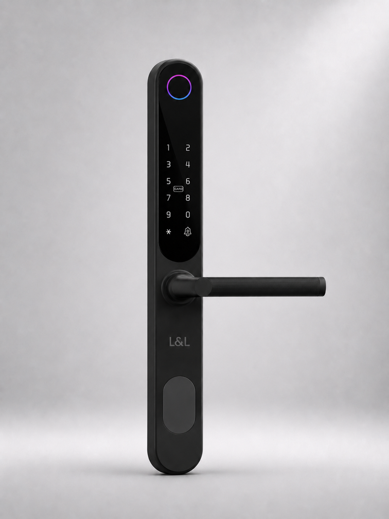 LAVORA EDGE Smart Lock | Fingerprint & App Control for Aluminium Doors