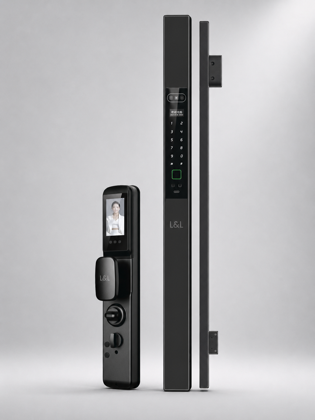 LAVORA VERTICA Smart Lock | Vertical Design with Face & Palm Vein Access