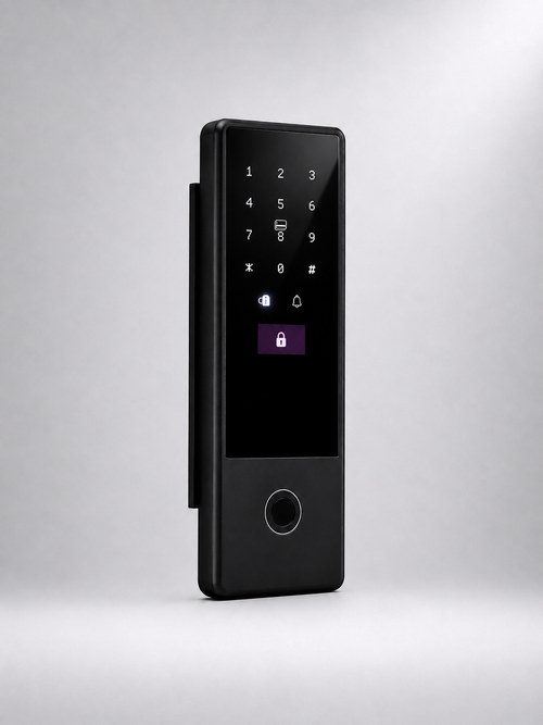 LAVORA CRYSTA Smart Glass Door Lock | App-Controlled Glass Door Security
