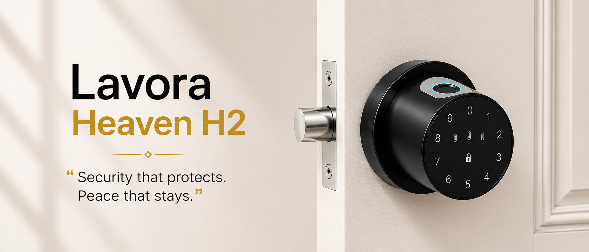 LAVORA HEAVEN H2 Smart Lock | Bluetooth Fingerprint Door Lock