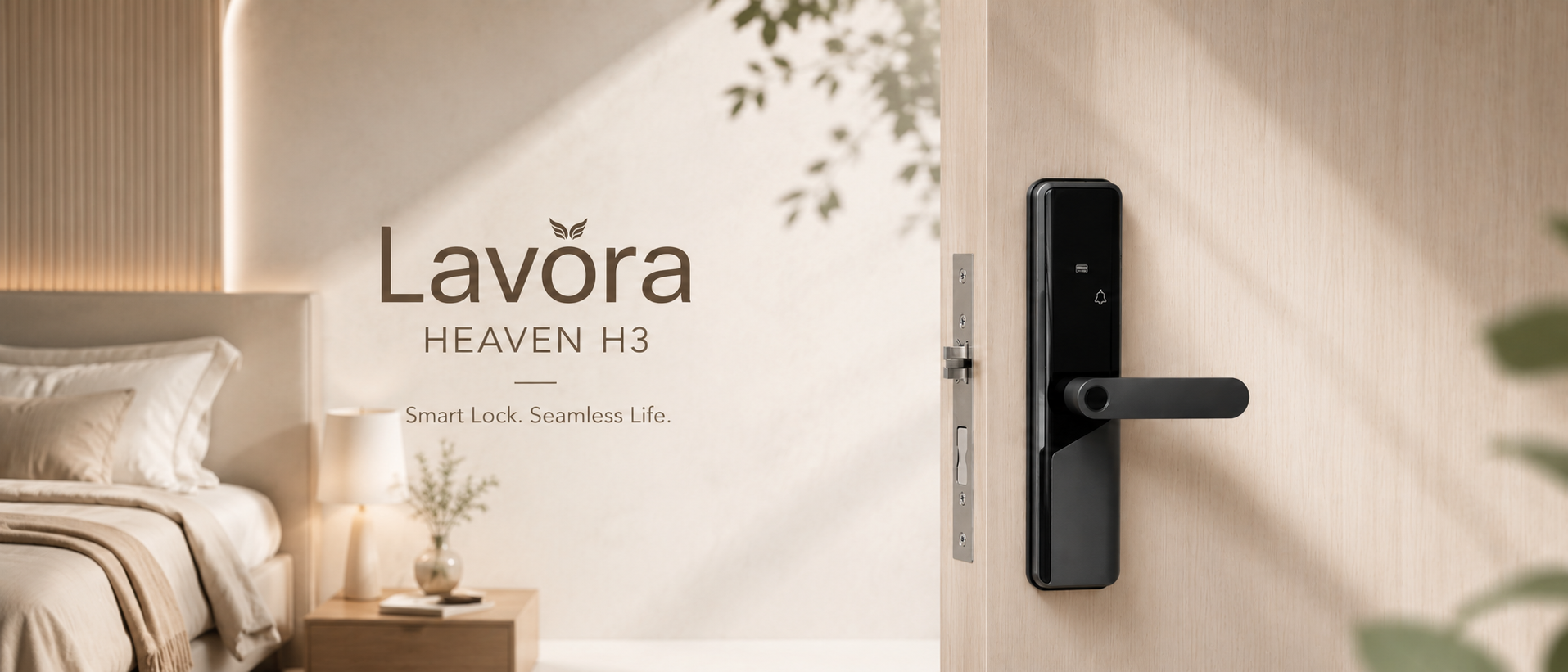 LAVORA HEAVEN H3 Smart Lock | Premium Bedroom Security Lock