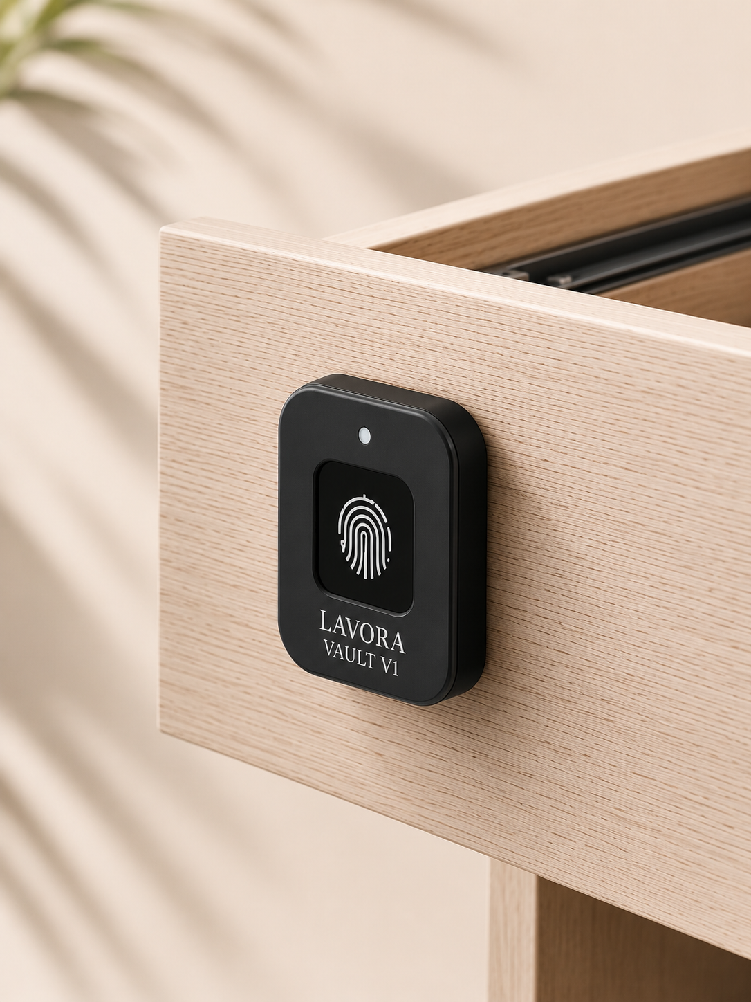 LAVORA VAULT V1 Smart Furniture Lock | Fingerprint & Bluetooth Access