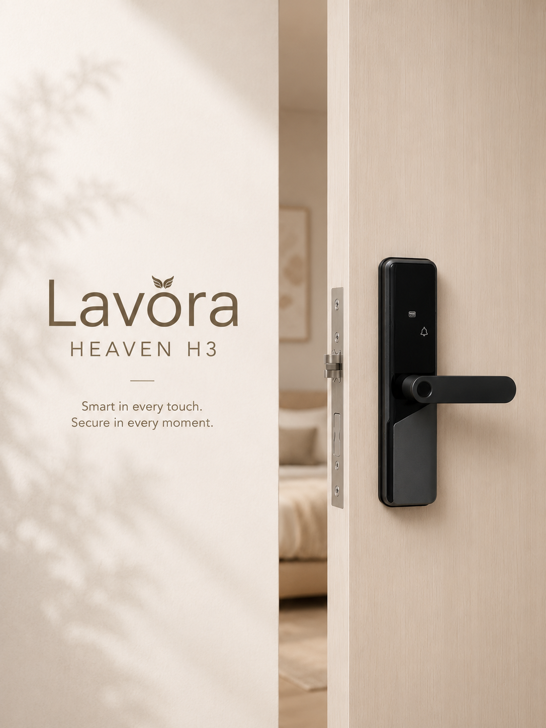 LAVORA HEAVEN H3 Smart Lock | Premium Bedroom Security Lock
