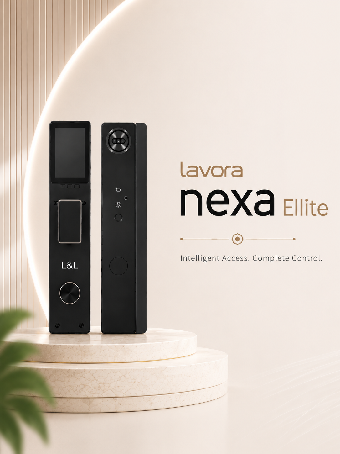 LAVORA NEXA ELITE Smart Lock | Face Recognition, Palm Vein & Video Security