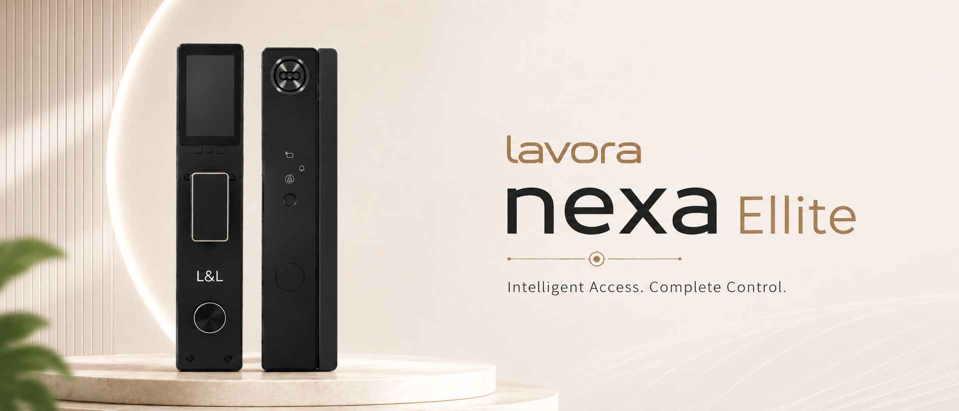 LAVORA NEXA ELITE Smart Lock | Face Recognition, Palm Vein & Video Security