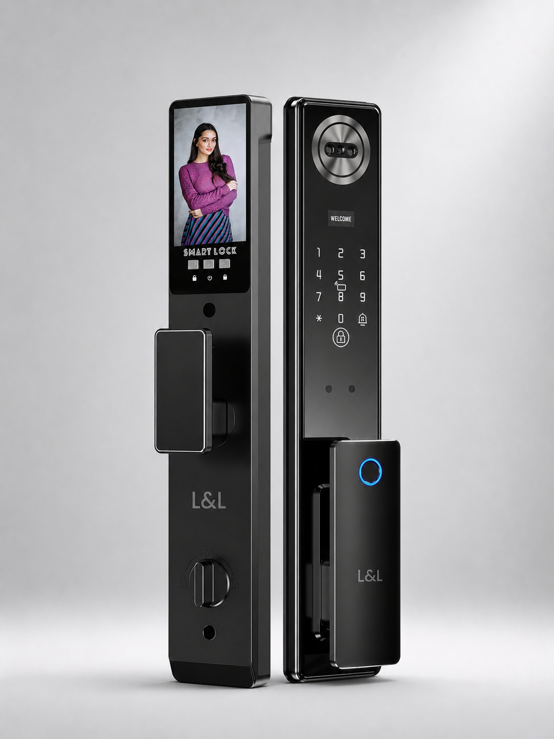 LAVORA NEXA PRO Smart Lock | 3D Face Recognition, Video Calling & Remote Unlock