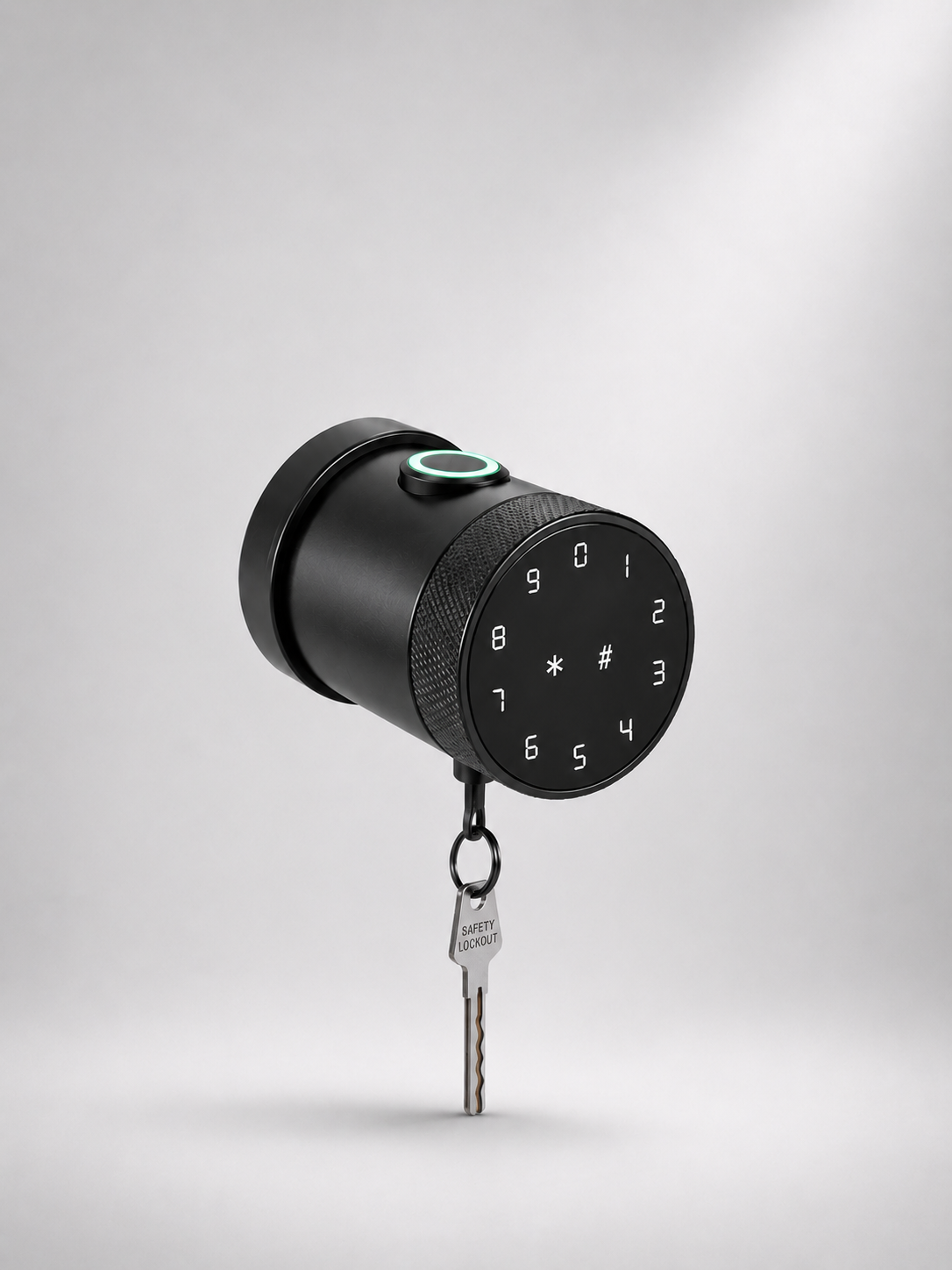 LAVORA DIAMORA Smart Glass Door Lock | Fingerprint Security for Glass Doors