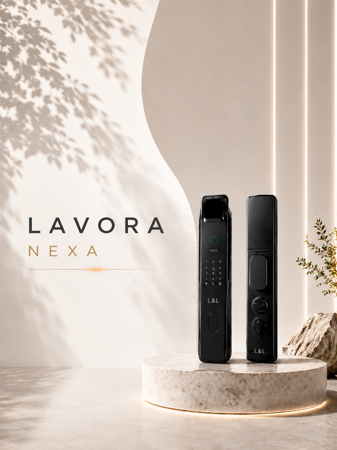 LAVORA NEXA Smart Lock | Fingerprint, App Control & RFID Access