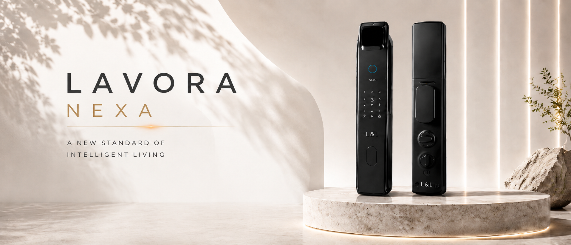 LAVORA NEXA Smart Lock | Fingerprint, App Control & RFID Access
