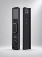 Lavora Nexa Ellite smart door lock with face recognition, palm vein and video security, front view