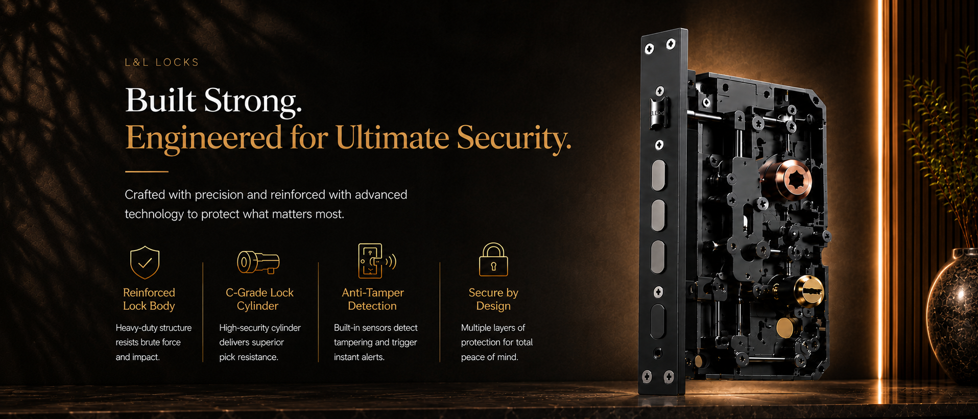 LAVORA PRISM PRO Smart Lock | AI Face Recognition, Palm Vein &amp; Video Calling