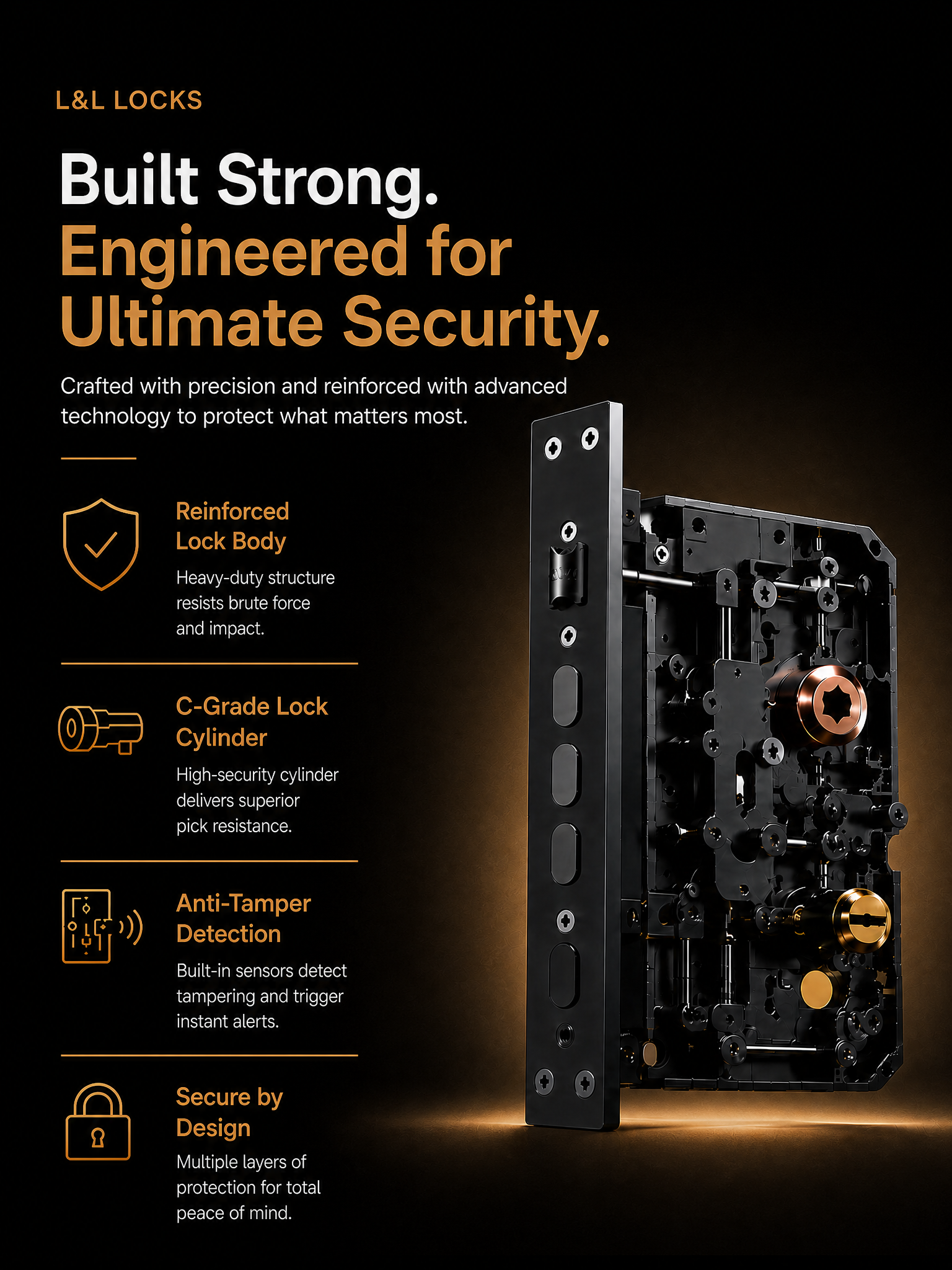 LAVORA VERTA Smart Lock | Palm Vein Authentication & Smart Video Security